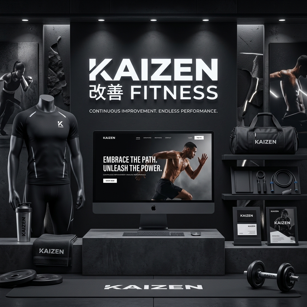 Kaizen Fitness — Branding fitness premium